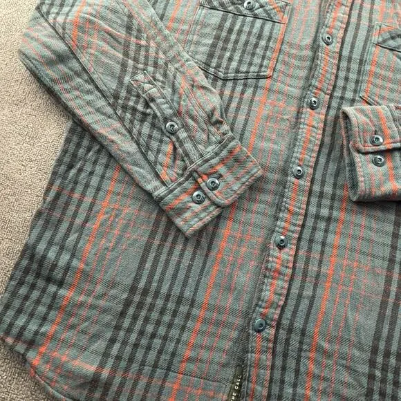 Howler Bros Shirt Adult Large Plaid Button Up Long Sleeve Flannel Casual Men's - Picture 7 of 14